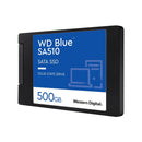 Western Digital Blue Sa510 500Gb Sata Ssd 2.5-Inch 7Mm Form Factor High-Speed 3D Nand Internal Solid State Drive