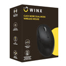 WINX CLICK More Dual-Mode Wireless Mouse - Black