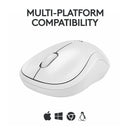 Logitech(R) M240 Silent Bluetooth Mouse - Off-White