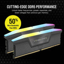 CORSAIR VENGEANCE RGB DDR5 32GB (2x16GB) DDR5 6000 CL36-44-44-96 1.4V AMD EXPO Memory - Grey.