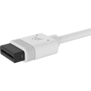 CORSAIR iCUE LINK Cable; 1x 600mm Y-Cable with Straight connectors; White
