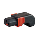 Iec Kettle Female Lockable Connector - Right Angle