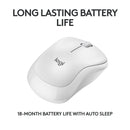 Logitech(R) M240 Silent Bluetooth Mouse - Off-White