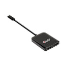Club3D Usb3.2 Gen2 Type-C To 4K Dual Displayport Mst Adapter (Csv-1555)