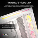 Corsair iCUE LINK 5000T LX RGB Mid-Tower PC Case; White