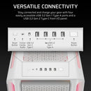 Corsair iCUE LINK 5000T LX RGB Mid-Tower PC Case; White