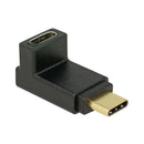 Delock Adapter Usb 10 Gbps Usb Type-C Male - Female Angled Up Down
