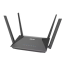 ASUS RT-AX52 (AX1800) Dual Band WiFi 6 Extendable Router; Instant Guard; Parental Control Scheduling; Built-in VPN; AiMesh Compa