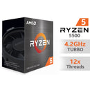 Amd Ryzen 5 6C 12T 5500 (3.6 4.2Ghz Boost 19Mb 65W Am4) Box