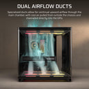 AIR 5400 LX-R RGB iCUE LINK Triple Chamber Mid-Tower PC Case ;3x Fans included;2x 2.5'' ; 1x 3.5'';  Black
