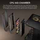 AIR 5400 LX-R RGB iCUE LINK Triple Chamber Mid-Tower PC Case ;3x Fans included;2x 2.5'' ; 1x 3.5'';  Black