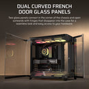 AIR 5400 LX-R RGB iCUE LINK Triple Chamber Mid-Tower PC Case ;3x Fans included;2x 2.5'' ; 1x 3.5'';  Black