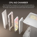 AIR 5400 LX-R RGB iCUE LINK Triple Chamber Mid-Tower PC Case ;3x Fans included;2x 2.5'' ; 1x 3.5''; White