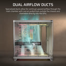 AIR 5400 RS-R ARGB Triple Chamber Mid-Tower PC Case ; 3x Fans Included; 2x 2.5'' ; 1x 3.5''  White