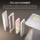 AIR 5400 RS-R ARGB Triple Chamber Mid-Tower PC Case ; 3x Fans Included; 2x 2.5'' ; 1x 3.5''  White