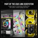 CORSAIR iCUE LINK H170i RGB Liquid CPU Cooler - QX140 RGB Fans - 420mm Radiator - Fits Intel® LGA 1700; AMD® AM5 - Hub Included