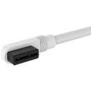 Corsair Icue Link Cable; 1X 600Mm With Straight Slim 90° Connectors; White