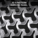 FRAME 4000D Mid-Tower PC Case; No Fans - White.