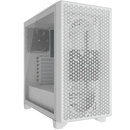 3000D Tempered Glass Mid-Tower- White