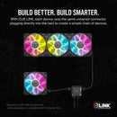 CORSAIR RX Series; iCUE LINK RX140; 140mm Fan; Single Pack - White.