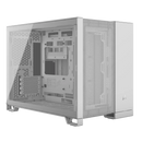 2500D AIRFLOW Micro ATX Dual Chamber PC Case; White