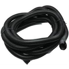 Solarix Flexible Conduit 20mm Diameter PVC Black 5 Metre-Flexible Split Cable Sleeving Conduit Used Electrical Wire Insulation Inner Diameter Is 20mm Length 5 Metres Colour Black