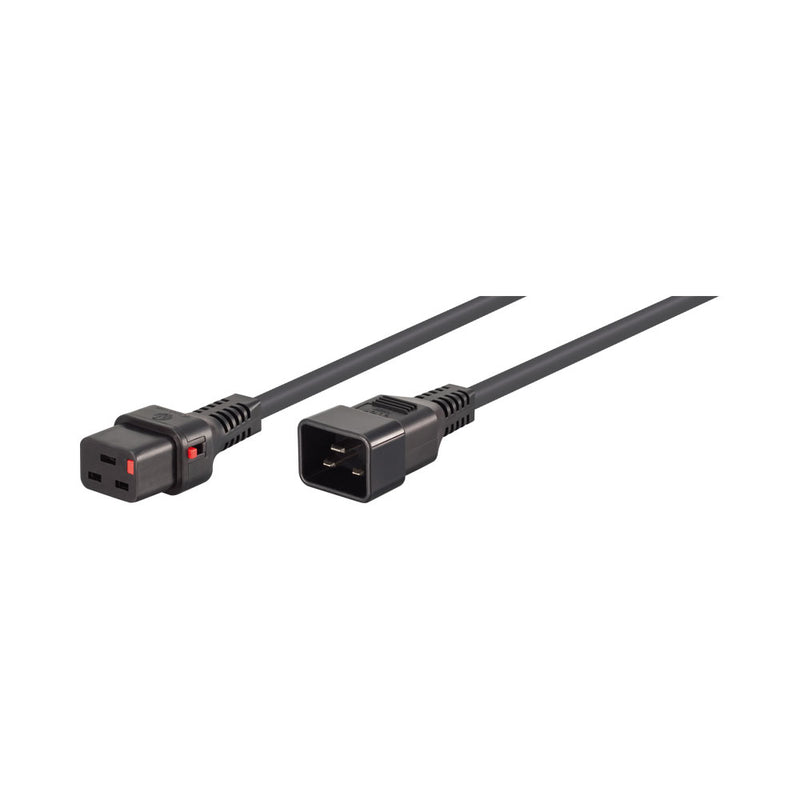 LINKQAGE 2M C19 F TO C20 M LOCKABLE POWER CABLE BLACK