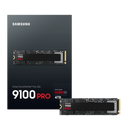 Samsung 9100 Pro 4 Tb Nvme Ssd - Read Speed Up To 14 800 Mb S Write Speed To Up 13 400 Mb S Random Read Up To 2 250 000 Iops Random Write Up To 2 600 000 Iops Pcie 5.0 X4 Nvme 2.0 V-Nand Tlc In-House Controller 1Gb Low Power Ddr4X Sdram 2400Tbw