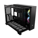 iCUE LINK 2500X RGB Micro ATX Dual Chamber PC Case; Black