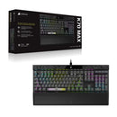 CORSAIR K70 MAX RGB Magnetic-Mechanical Gaming Keyboard; Adjustable CORSAIR MGX Switches; Steel Gray