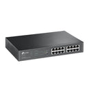 Tp-Link Tl-Sg1016Pe 16-Port Gigabit Rackmount Smart Switch With 8-Port Poe+