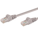 Linkqnet Rj45 Cat5E Anti-Snag Moulded Pvc Network Flylead - Grey - 2M