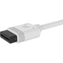 Corsair Icue Link Cable; 1X 600Mm With Straight Slim 90° Connectors; White