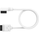 Corsair Icue Link Cable; 1X 600Mm With Straight Slim 90° Connectors; White