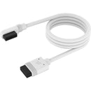 Corsair Icue Link Cable; 1X 600Mm With Straight Slim 90° Connectors; White