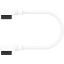 CORSAIR iCUE LINK Cable; 2x 135mm with Slim 90° connectors; White