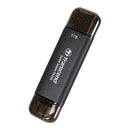 Transcend 1 Tb Esd310C Usb3.2 Type C And A Otg Compact Portable Ssd