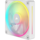 CORSAIR iCUE LINK LX120 RGB 120mm PWM Fan - Dual Light Loops – Requires iCUE LINK System Hub (Sold Separately) - White