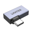 Unitek A1040Gy 240W 8K @60Hz Usb4.0 90° L-Shape Angled Adapter