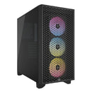 3000D RGB Tempered Glass Mid-Tower- Black