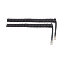 Rj9 Curly Telephone Cord Cable - Cream