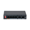 Dahua 6-Port Unmanaged Desktop Switch With 4-Port Poe Total Budget 60W