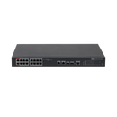 Dahua 16-Port 100 Mbps + 2-Port Gigabit Managed Poe Switch Total Poe Budget 240W