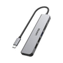 Unitek Uhub S7+ H1118A 7-In-1 Usb Type-C 5Gbps Port Replicator With 4K Hdmi And 100W Power Delivery
