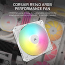 CORSAIR RS140 ARGB 140mm PWM Fan – White