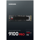 Samsung Mz-Vap1T0Bw 9100 Pro 1 Tb Nvme Ssd - Read Speed Up To 14 700 Mb S; Write Speed To Up 13 300 Mb S; Random Read Up To 1 85