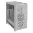3000D Tempered Glass Mid-Tower- White