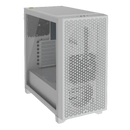 3000D Tempered Glass Mid-Tower- White