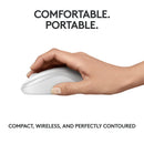 Logitech(R) M240 Silent Bluetooth Mouse - Off-White