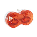 Red Top Surge Adapters - 2× 3-Pin Sa